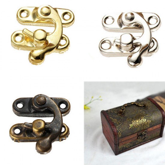 4 pcs Buckle Dark Wooden Box Accessories Buckle Snap Shackle Buckle Box lock