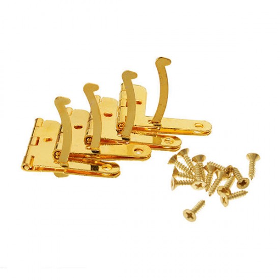 4 pcs Metal Box Quadrant Hinge Wooden box support hinge