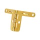 4 pcs Metal Box Quadrant Hinge Wooden box support hinge