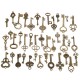 40Pcs Antique Vtg Old Look Ornate Skeleton Keys Lot Pendant Fancy Heart