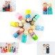 40Pcs Female Male Wooden People Peg Dolls Figures Wedding Cake Top Decor