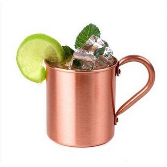 420ml/15oz Pure Solid Copper Plated Moscow Mule Mug Tea Cup Coffee Cup