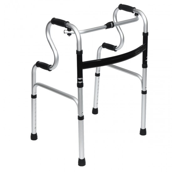 42*54*72CM Folding Aluminium Walking Frame Shower Chair Waliking Holder Pad