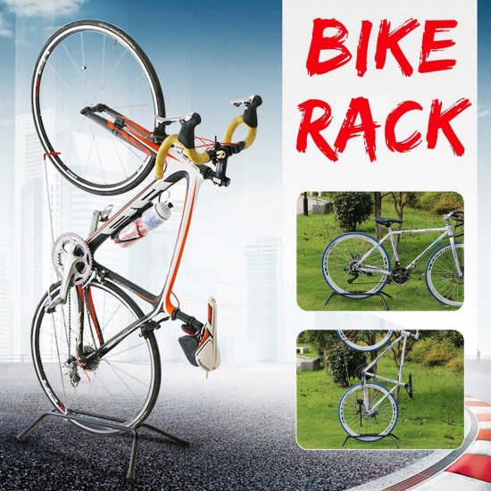 44x65x116cm Bike Rack Holder Bicycle Storage Holder Rack Stand Garage Bike Wall Mount Hook Hanger Cycling Accessory Universal for Bikes