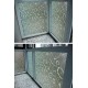 45X100cm Frosted Glass Film Privacy Scroll Flower Window Static Cling