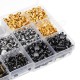 480Pcs Double Cap Rivet Tool Kit Metal Studs Hat Bag Leather Clothes Craft