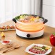4L Electric Cooker Heating Pan Hot Pot Soup Cooking Plate BBQ Grill Non-stick