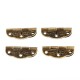 4pcs Antique Hinge Tin Printing Wooden Box Hinge 6 Hole Small Hinge