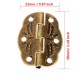 4pcs Antique Hinge Tin Printing Wooden Box Hinge 6 Hole Small Hinge