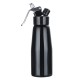 500ml Black Cream Butter Foam Whipper Coffee Dessert Cake Batter Dispenser Maker with Brush Nozzle