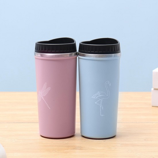 500ml Stainless Steel Suction Water Bottle Vacuum Insulated Mug Coffee Cup Gift