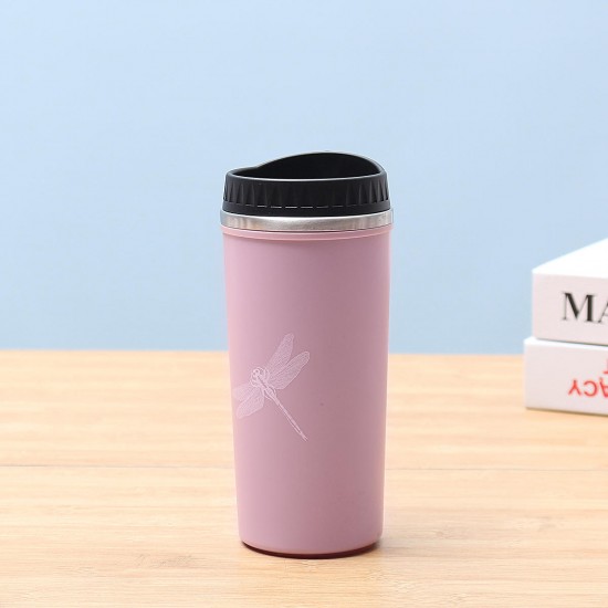 500ml Stainless Steel Suction Water Bottle Vacuum Insulated Mug Coffee Cup Gift