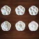 50g 6 Patterns Moon Cake Mold Round Flower Mould Baking Tool Mid Autumn Festival DIY Decoration