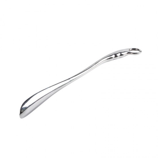 52cm Length Stainless Steel Shoe Horns for Convenient Wearing Shoes Horn And Spoon Leather High Heel Shoes Hanging Spoon