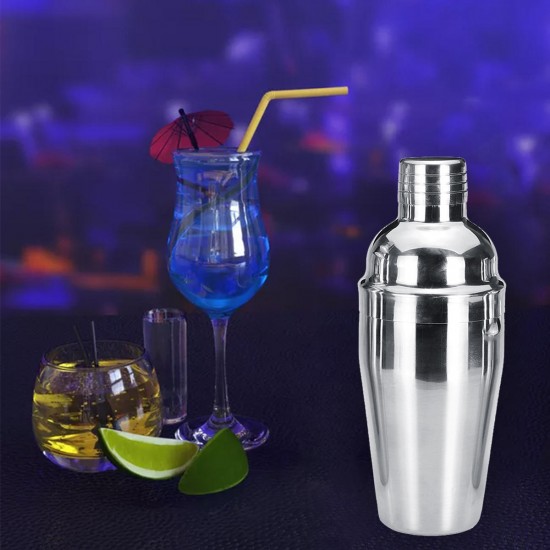 550ML Stainless Steel Cocktail Shaker Mixer Maker Drink Holder Bar Bartender