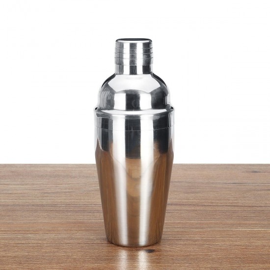 550ML Stainless Steel Cocktail Shaker Mixer Maker Drink Holder Bar Bartender