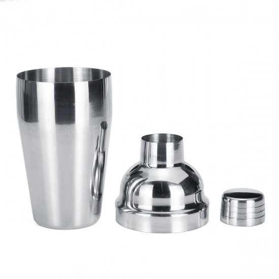 550ML Stainless Steel Cocktail Shaker Mixer Maker Drink Holder Bar Bartender