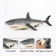 58cm Model Megalodon Great White Shark Simulation Animal Figure Home Decorations Ornament Static Animal Models Xmas Gift