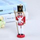 5Pcs 12CM Wooden Nutcracker Soldier Handcraft Walnut Puppet Christmas Decorations Gift