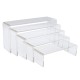 5Pcs Clear Acrylic Perspex Sturdy Jewelry Cupcake Dessert Display Riser Stand Showcase Decorations