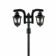 5Pcs/Set 1: 100 HO Scale LED Model Garden Lights Street Light Road Lamps 2-Head
