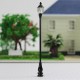 5Pcs/Set 1:43 HO Scale LED Model Post Street Light Railway Train Lamps