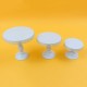 5Pcs/set Crystal Metal Cake Holder Cupcake Stand Plates Birthday Wedding Decorations