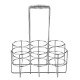 6 Bottles Metal WineLiquor Cabinet Storage Rack Stand Holder Bar Kitchen Display Decor