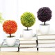6 Color Artificial Plant Flower Potted Wedding Party Tabletop Home Decorations