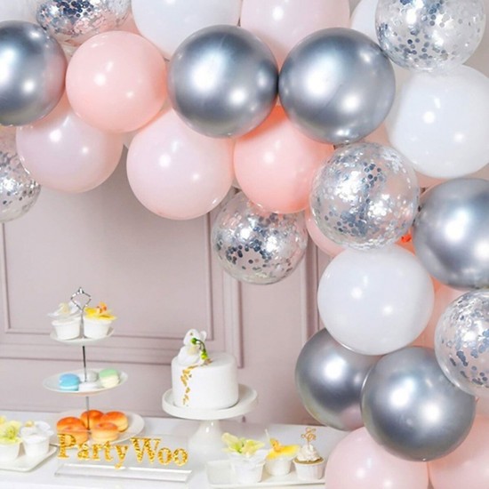 60 / 120Pcs Balloons Set Latex Balloons Helium Wedding Birthday Party Baby Decoration