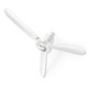 60W 1050mm Electrical Portable Ceiling Fan 3 Blade Big Wind Easy Home Cooler 220v