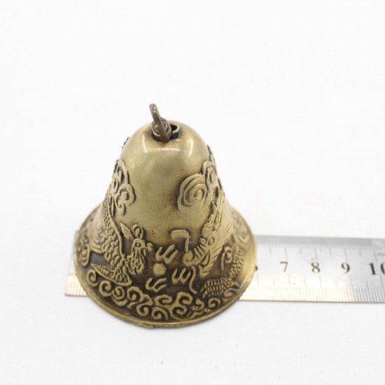 60x65mm Antique Golden Cow Bell NosieMaker Zinc Alloy Animal Sheep Dog Bell Cowbell Decorations