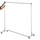 63'' 400lbs Heavy Duty Garment Rack Commercial Clothing Box Storage Rack & Brake