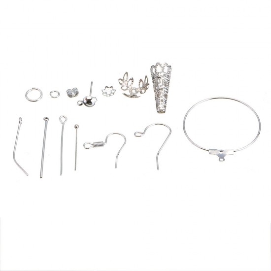 660Pcs/Set Jewelry Making Kit DIY Earring Findings Hook Pins Mixed Handcraft Accessories