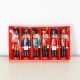 6Pcs 12cm Wooden Nutcracker Soldier Desktop Decorations Collections Birthday Gift for Friends