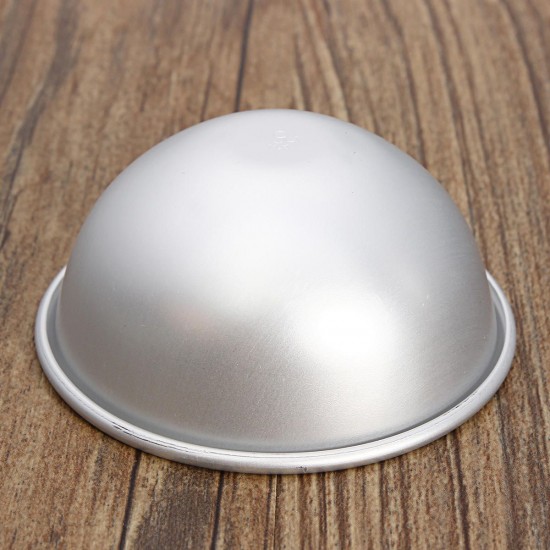 6Pcs 65mm Aluminum Bath Bomb Making Mould Metal Ball Soap Mold Pastry Cake DIY Silver