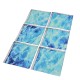 6Pcs/Set 3D Bathroom Anti-Slip Sticker Waterproof Bath Tub Murals Appliques Tread Decorations