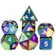 7 Pcs/Set Metal Dice Set Role Playing Dragons Table Game With Cloth Bag Bar Party Game Dice