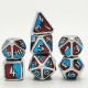 7 Pcs/Set Metal Dice Set Role Playing Dragons Table Game With Cloth Bag Bar Party Game Dice