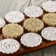 75g 8 Flower Stamps Moon Cake DIY Mould Hand Pressure Biscuit Pastry Mold Baking Tool