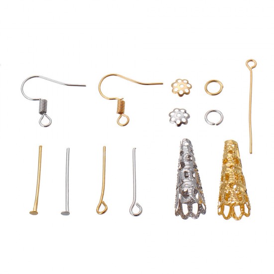 760Pcs/Set Jewelry Making Kit DIY Earring Findings Hook Pins Mixed Handcraft Accessories