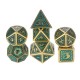 7pcs/set Metal Dice Creative Polyhedral Role Playing Table Game