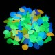 80Pcs Luminous Artificial Stone Aquarium Fish Tank Decorations Accessories Marine Animals Ornament