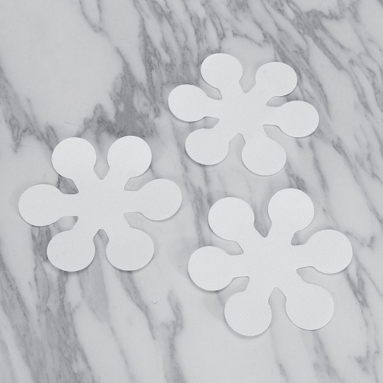 8Pcs Snowflake Style Non-slip Stickers Home Bathroom Bath Tub Anti Skid Tape Waterproof Decorations