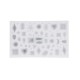 98Pcs/Set Pendant Trays Set DIY Jewelry Bezel Making Crystal Bracelet Pendant Silicone Resin Mould Jewelry Casting Molds Kit Vintage Base