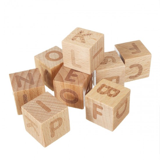 Alphabet Building Block Toys Cardboard Puzzle Kid English Early Learning Card