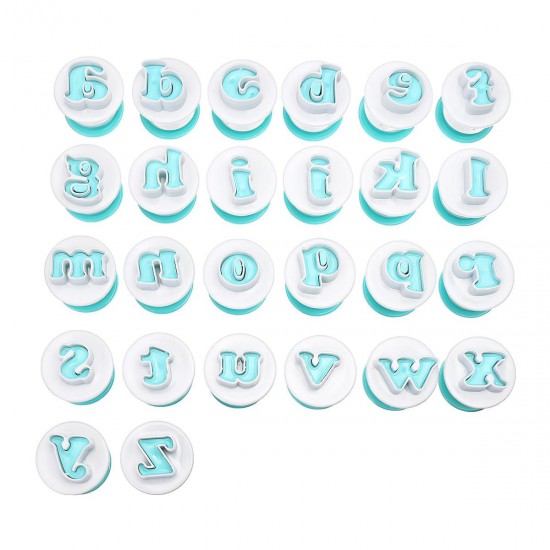 Alphabet Letter Number Fondant Cake Cutter Cookie Mould Sugar Craft Decorations