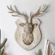 Animal Deer Head Antelope Hanging Stereo Creative Living Room Mural Wall Background Decorations Resin Craft