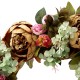 Artificial Flowers Garland European Lintel Wall Decorative Flower Door Wreath for Wedding Home Christmas Decoration