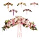 Artificial Flowers Garland European Lintel Wall Flower Door Wreath for Wedding Home Christmas Decor Supplies